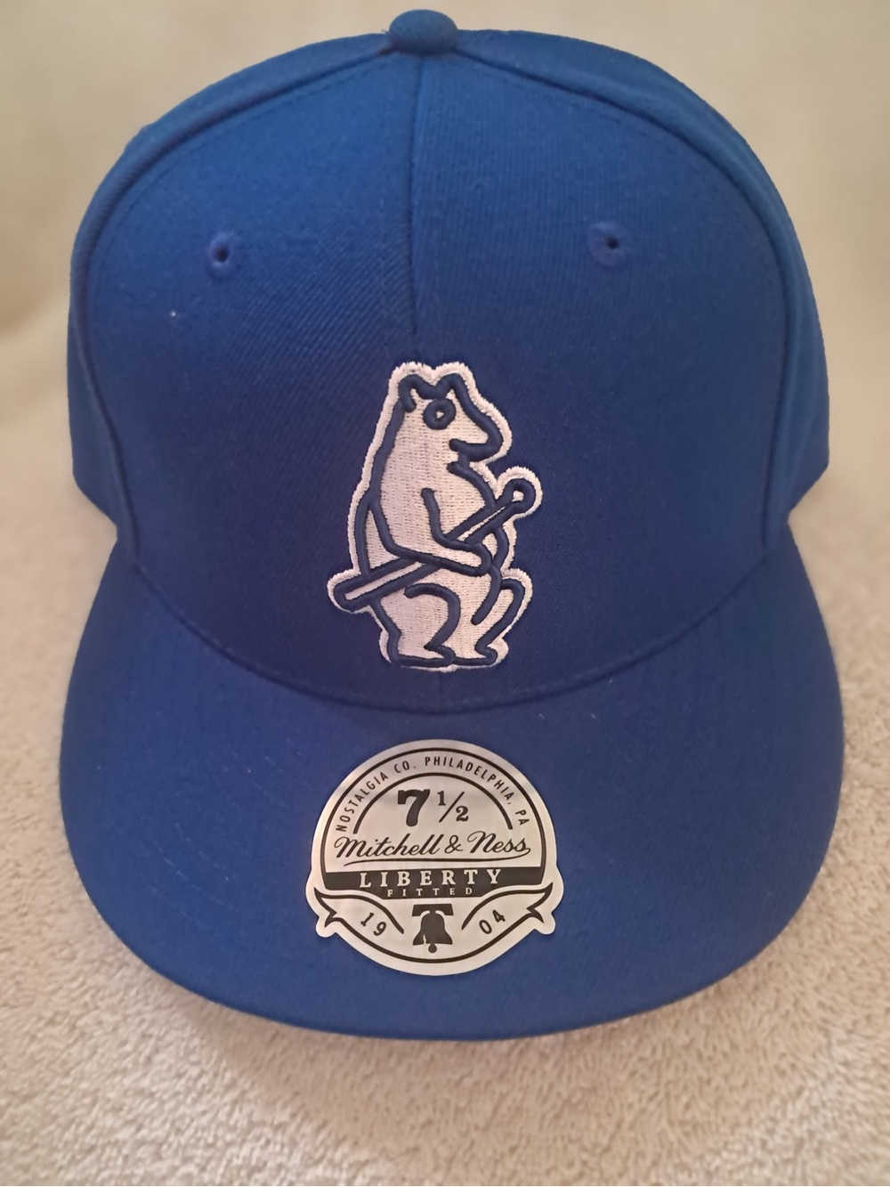 Chicago Cubs Mitchell & Ness MLB Cooperstown fitted hat 7 1/2